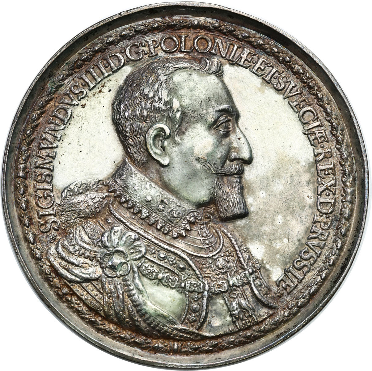 Zygmunt III Waza. Donatywa wagi 1 1/2 talara 1620, Gdańsk – OKAZOWY